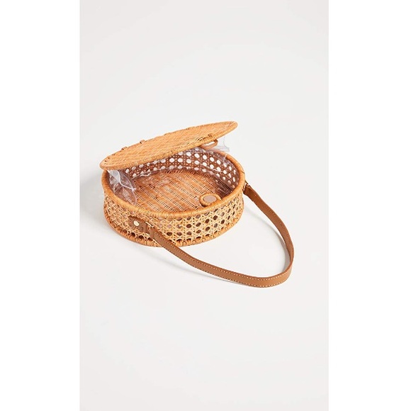 🆕 Serpui Marie Destiny Wicker Circle Bag - Picture 5 of 5